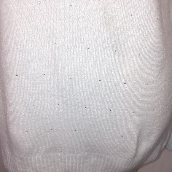 Debbie Morgan Embellished Blue Moon Scoop Neck Long Sleeve Sweater S/M NWT - Picture 5 of 13